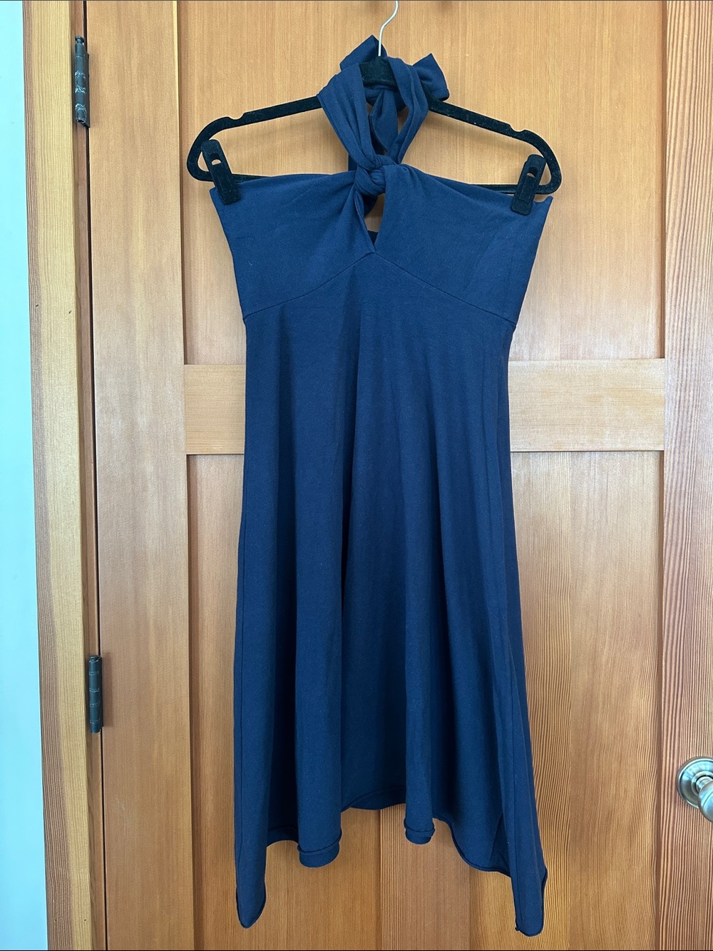 American Apparel Navy Blue Convertible Jersey Dress